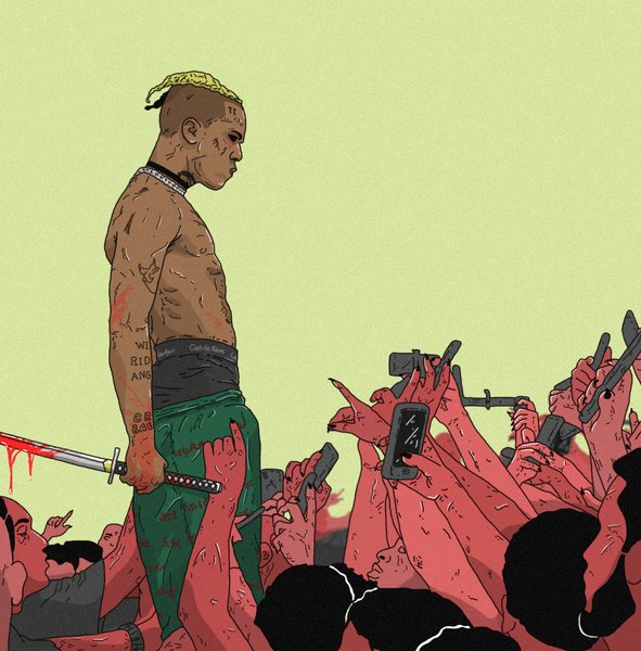 Rapper Xxxtentacion Cartoon
