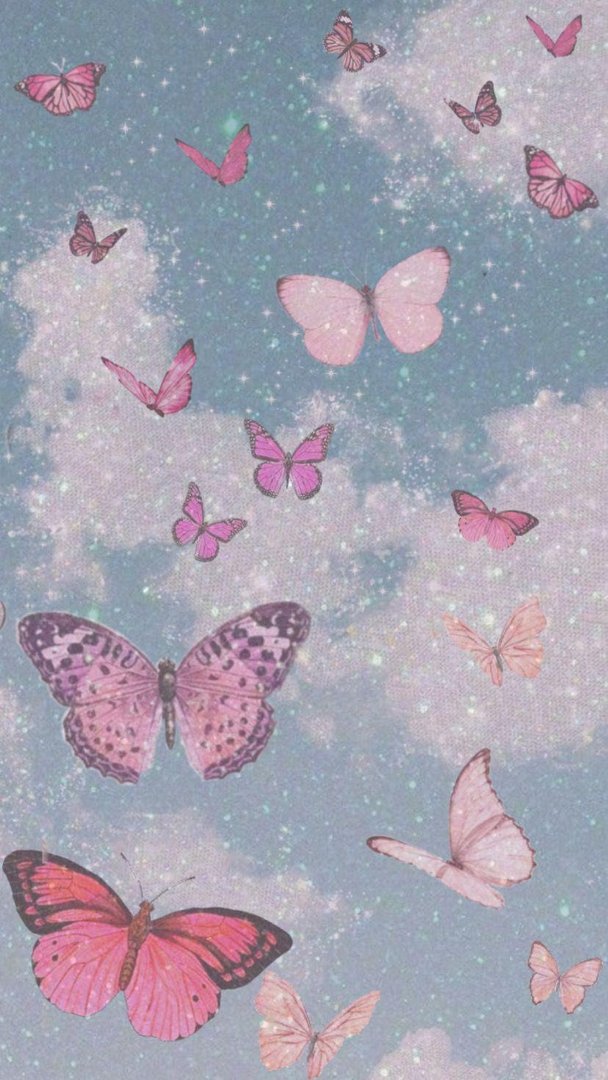 Cute Pink Butterfly wallpaper.jpg