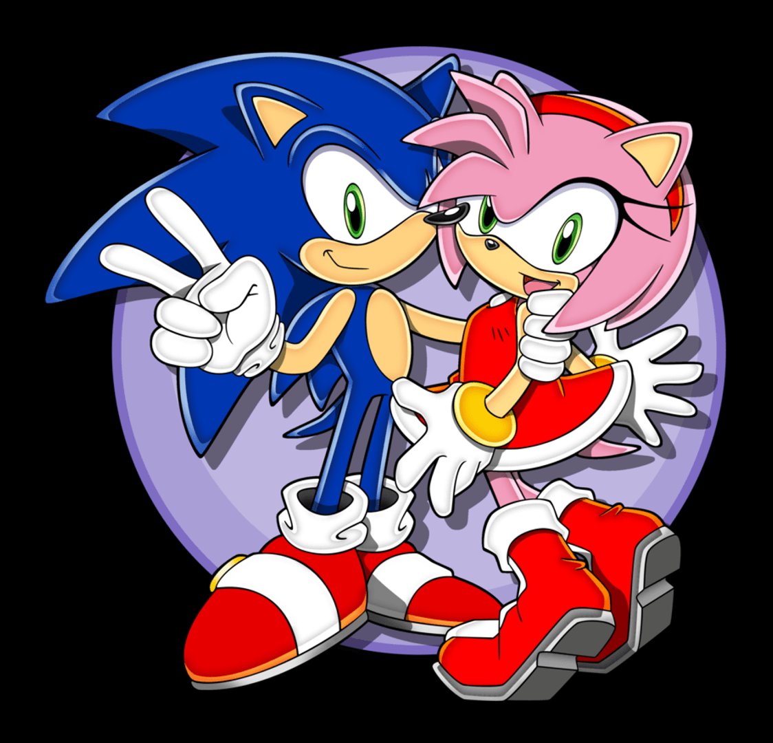 Sonic and Amy Wallpaper.png