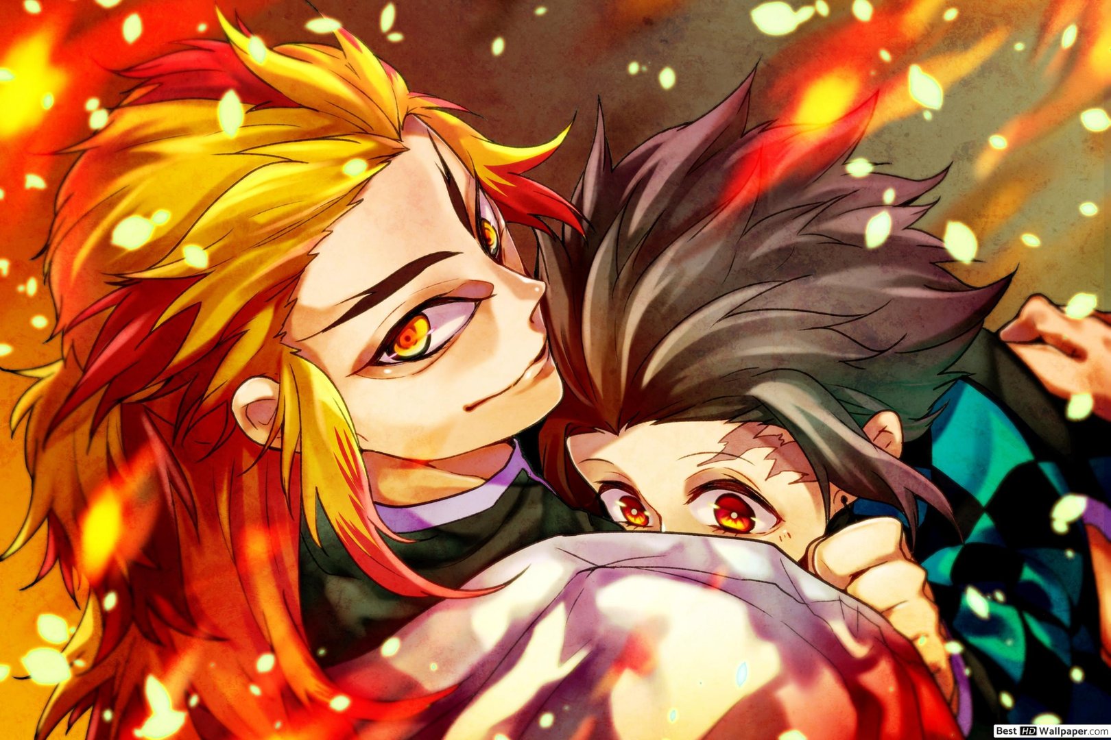 Tanjiro and Rengoku Wallpapers.jpg