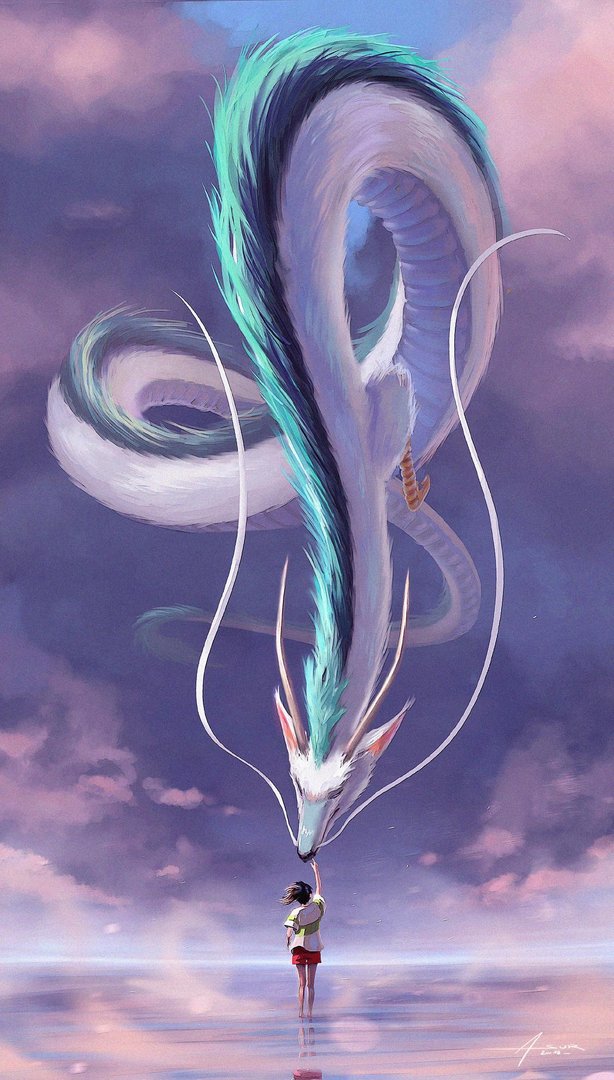 Haku Spirited Away Phone Wallpapers.jpg