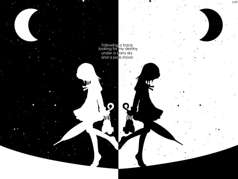 Cool Black and White Anime 