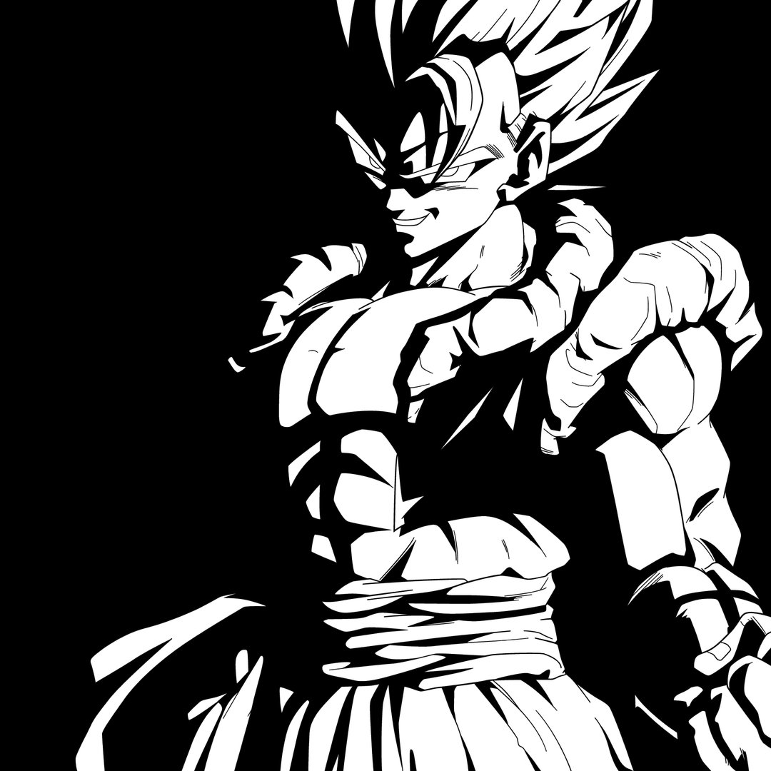 Goku Black and White Image.png