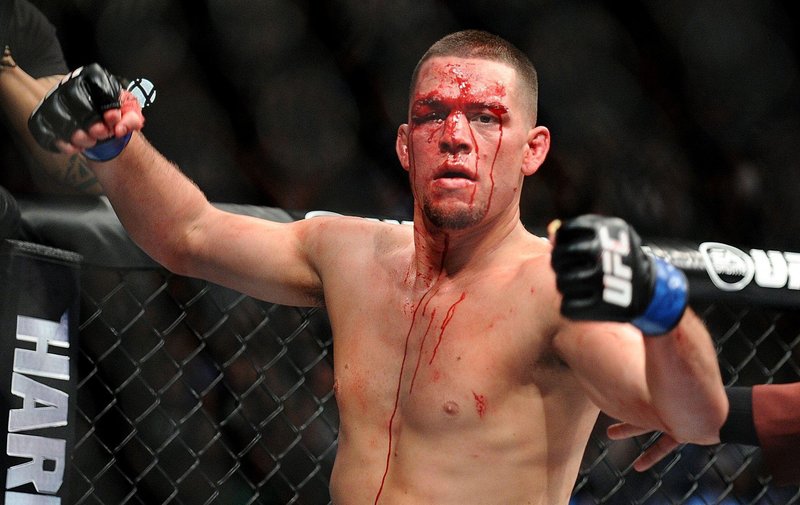 Nate Diaz Bloody