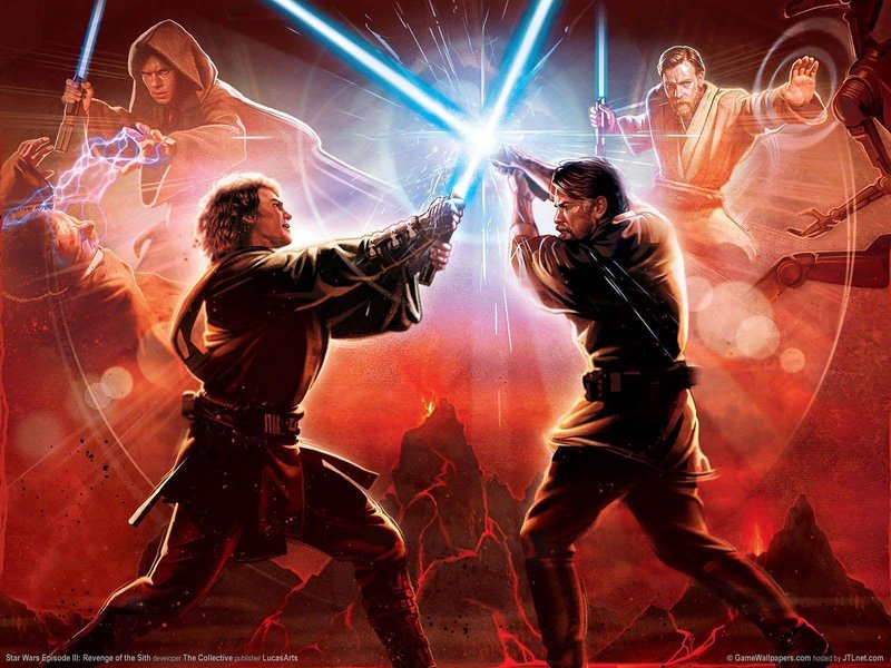 Anakin vs Obi Wan