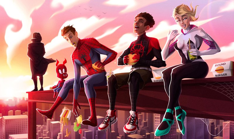 Miles Morales and Gwen