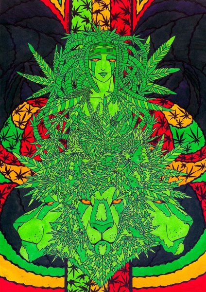Cartoon Weed