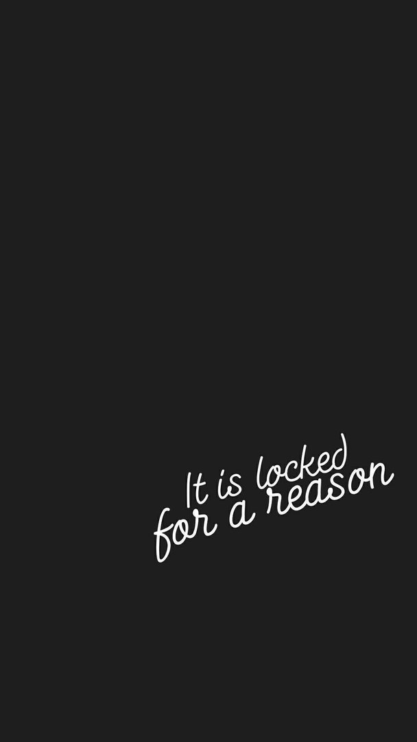 It's Locked for a Reason Wallpapers.jpg