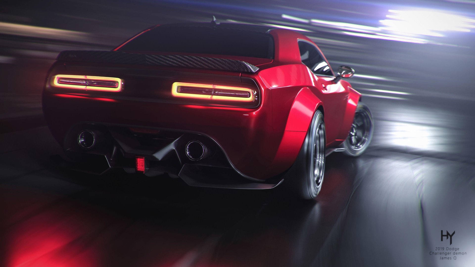 Dodge Challenger Demon 4K Images.jpg