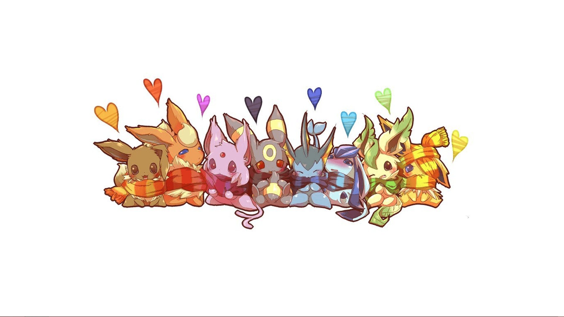 Eeveelutions Wallpapers.png