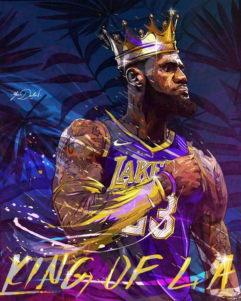 King LeBron James