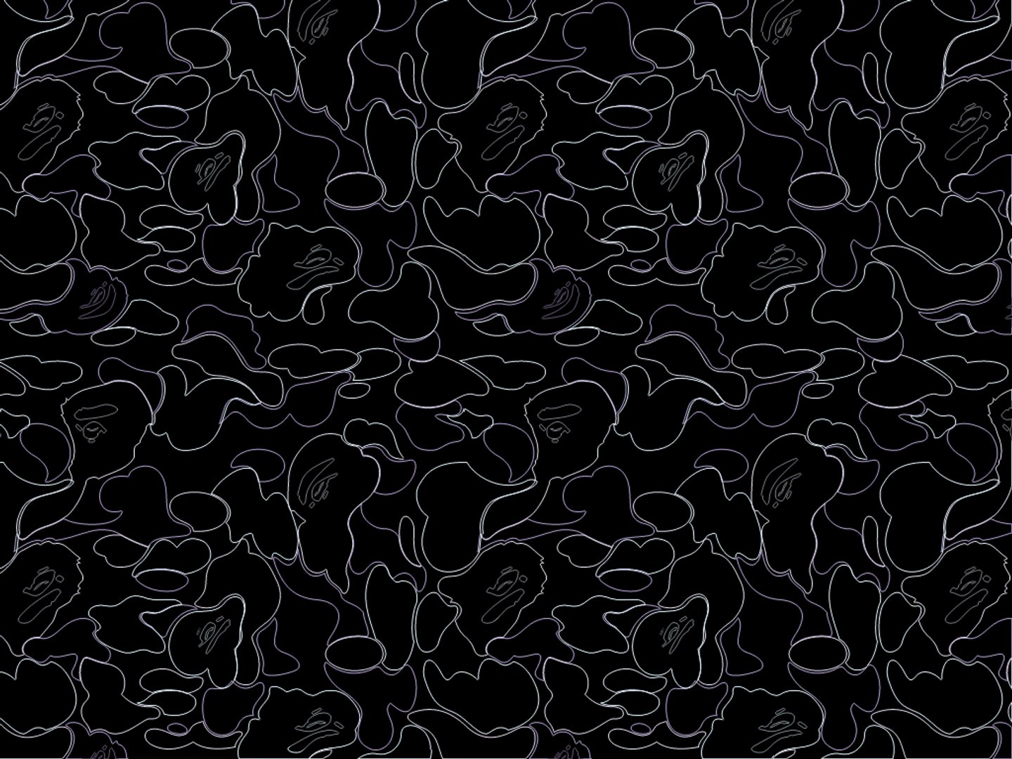 Black BAPE Wallpaper.gif
