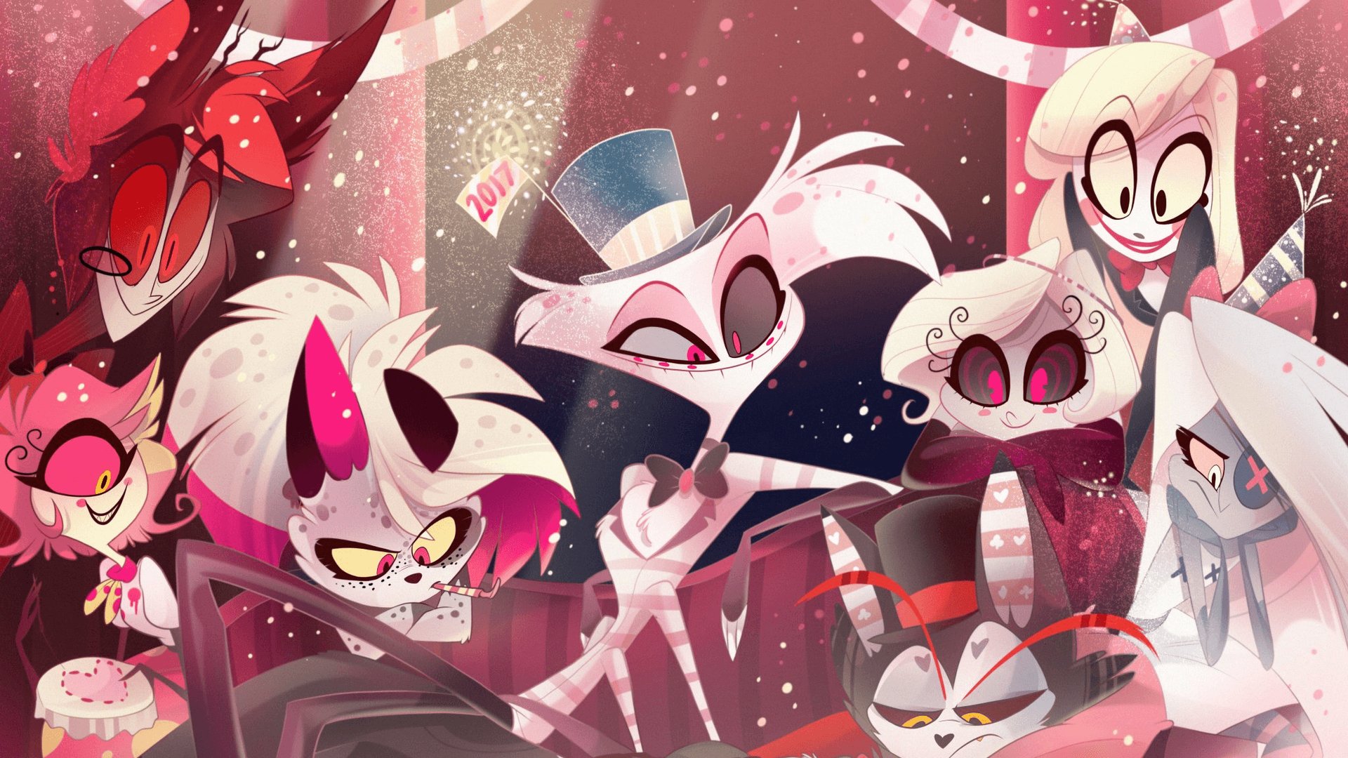 Hazbin Hotel Angel Dust Wallpaper.png