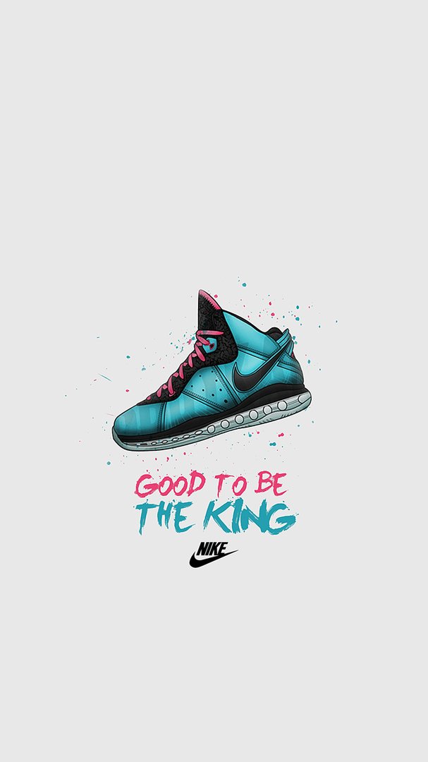 Cartoon Nike Shoes Wallpaper.png